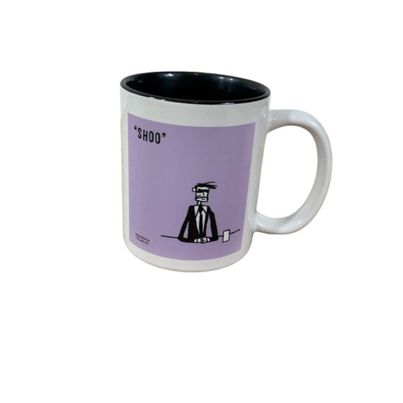 Man v. Liver Mug by Hinson & Friedrich -Humorous Ceramic Coffee Cup 12 ounce - Picture 3 of 8